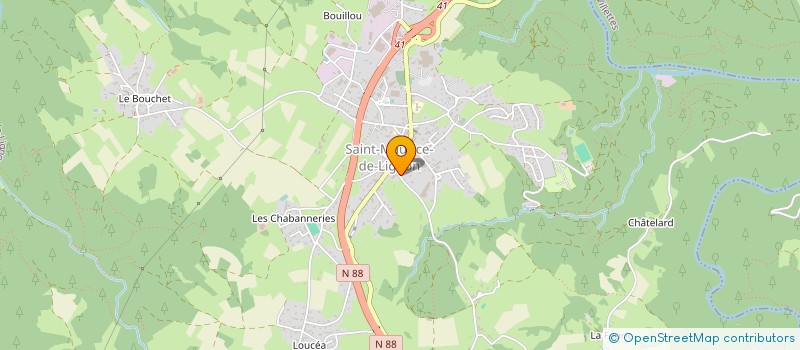 localisation de l'entreprise MONSIEUR CHRISTOPHE DUFAU  SAINT-MAURICE-DE-LIGNON