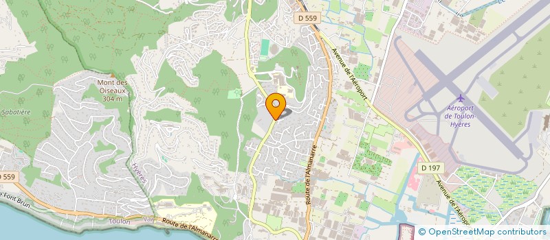 localisation de l'entreprise MONSIEUR CHRISTOPHE DUFFET  HYERES