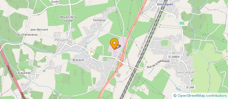 localisation de l'entreprise MONSIEUR CHRISTOPHE DUFOUR  PEUJARD