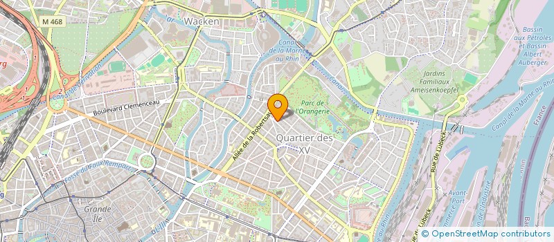 localisation de l'entreprise MONSIEUR CHRISTOPHE DUFOUR à STRASBOURG