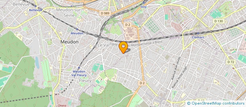 localisation de l'entreprise MONSIEUR CHRISTOPHE DUFOUR  MEUDON