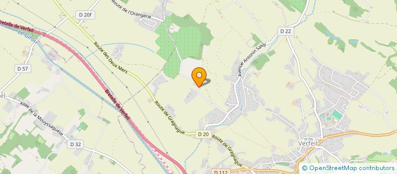 localisation de l'entreprise MONSIEUR CHRISTOPHE DUFOUR  VERFEIL