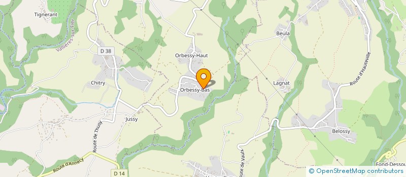 localisation de l'entreprise MONSIEUR CHRISTOPHE DUFRENE  ANNECY