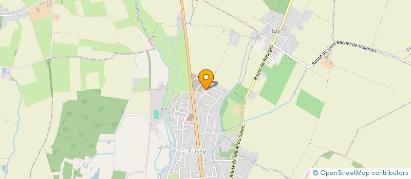 localisation de l'entreprise MONSIEUR CHRISTOPHE DUHAZE  FUSSY