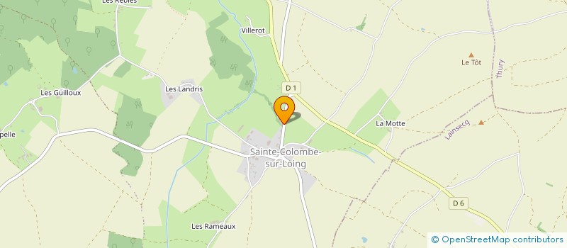 localisation de l'entreprise MONSIEUR CHRISTOPHE DULHOSTE  TREIGNY-PERREUSE-SAINTE-COLOMBE