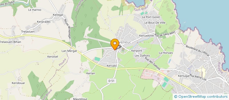 localisation de l'entreprise MONSIEUR CHRISTOPHE DULONDEL à PLOURHAN