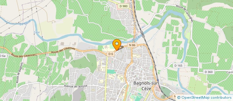 localisation de l'entreprise MONSIEUR CHRISTOPHE DUMARCHE à BAGNOLS-SUR-CEZE