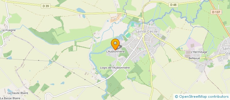 localisation de l'entreprise MONSIEUR CHRISTOPHE DUMAS à SAINTE-CECILE