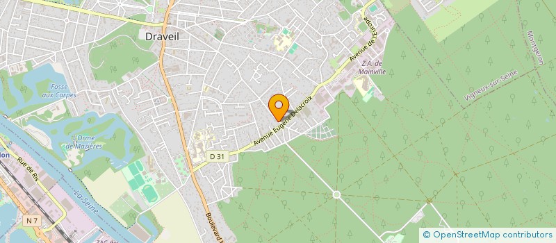 localisation de l'entreprise MONSIEUR CHRISTOPHE DUMEZ à DRAVEIL