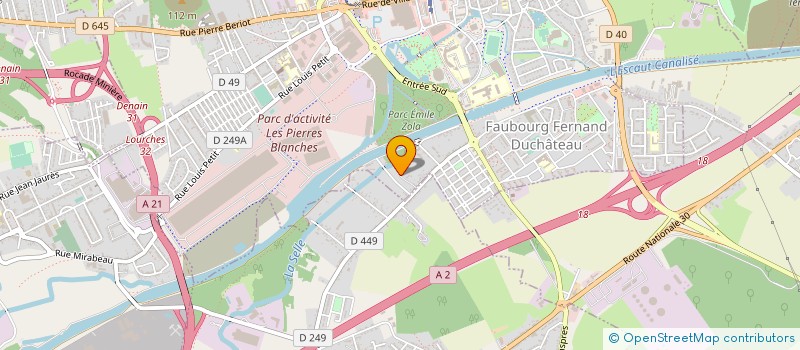 localisation de l'entreprise MONSIEUR CHRISTOPHE DUMON  DENAIN