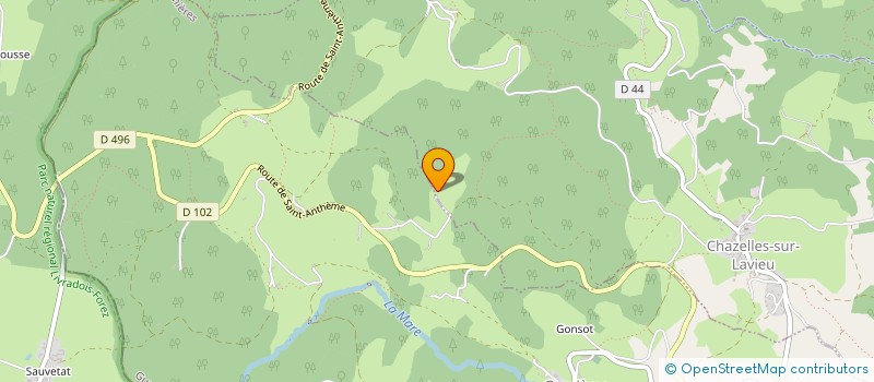 localisation de l'entreprise MONSIEUR CHRISTOPHE DUMONT  CHAZELLES-SUR-LAVIEU