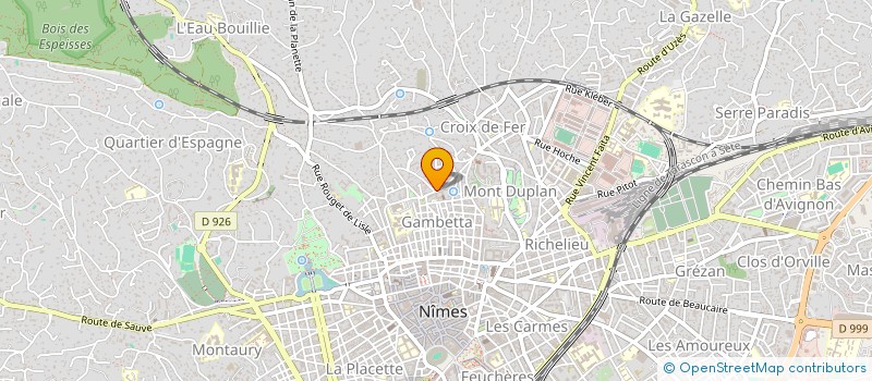 localisation de l'entreprise MONSIEUR CHRISTOPHE DUMONT  NIMES