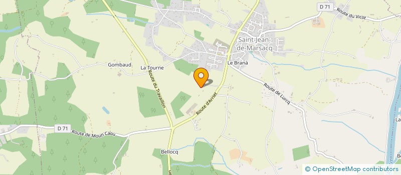 localisation de l'entreprise MONSIEUR CHRISTOPHE DUNOGUIEZ  SAINT-JEAN-DE-MARSACQ