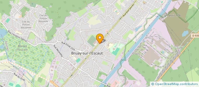 localisation de l'entreprise MONSIEUR CHRISTOPHE DUPONCHEL  BRUAY-SUR-L'ESCAUT