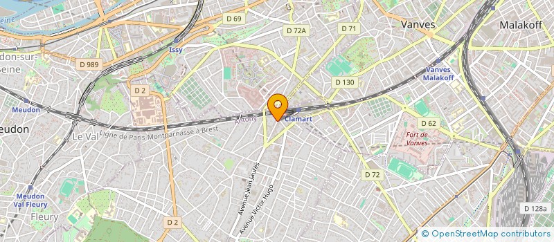 localisation de l'entreprise MONSIEUR CHRISTOPHE DUPONT à CLAMART