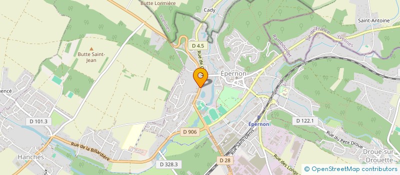 localisation de l'entreprise MONSIEUR CHRISTOPHE DUPONT à EPERNON