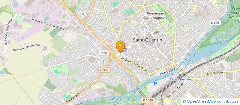 localisation de l'entreprise MONSIEUR CHRISTOPHE DUPONT à SAINT-QUENTIN