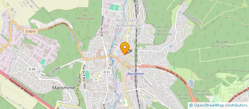 localisation de l'entreprise MONSIEUR CHRISTOPHE DUPONT  MAROMME