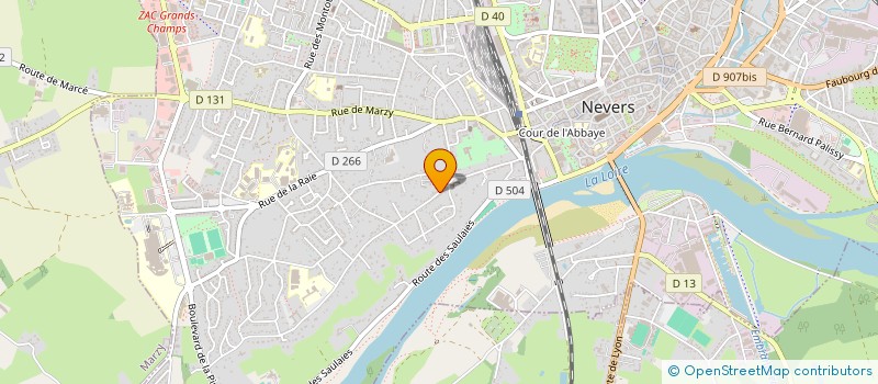 localisation de l'entreprise MONSIEUR CHRISTOPHE DUPRAT à NEVERS