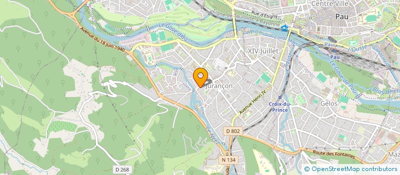 localisation de l'entreprise MONSIEUR CHRISTOPHE DUPRAT à JURANCON