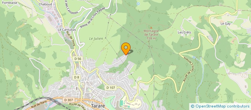 localisation de l'entreprise MONSIEUR CHRISTOPHE DUPREZ  TARARE