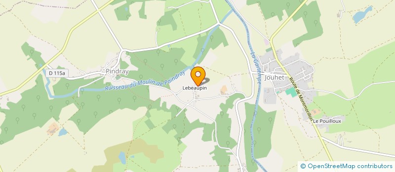 localisation de l'entreprise MONSIEUR CHRISTOPHE DUPUIS  PINDRAY