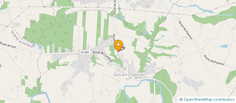 localisation de l'entreprise MONSIEUR CHRISTOPHE DUPUY  SORT-EN-CHALOSSE