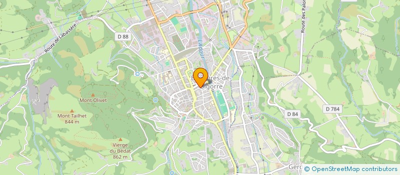 localisation de l'entreprise MONSIEUR CHRISTOPHE DUPUY  BAGNERES-DE-BIGORRE