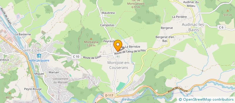 localisation de l'entreprise MONSIEUR CHRISTOPHE DURAN à MONTJOIE-EN-COUSERANS