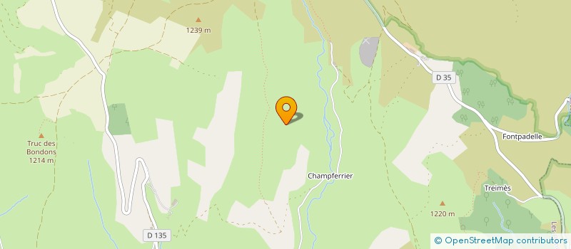 localisation de l'entreprise MONSIEUR CHRISTOPHE DURAND  LES BONDONS