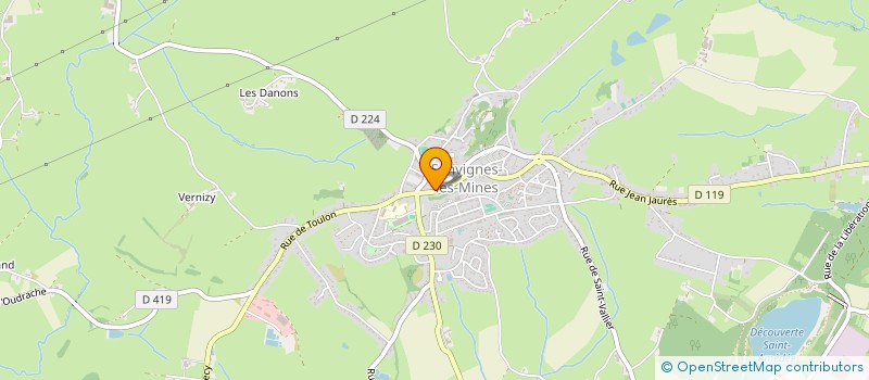 localisation de l'entreprise MONSIEUR CHRISTOPHE DURAND  SANVIGNES-LES-MINES