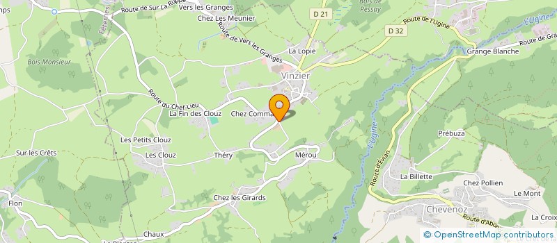 localisation de l'entreprise MONSIEUR CHRISTOPHE DURAND-GARCIA  VINZIER