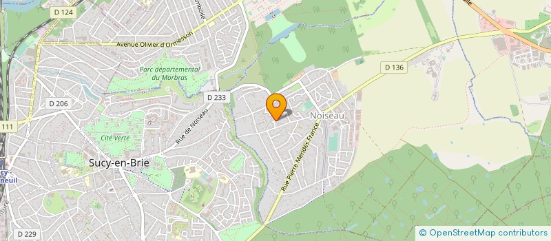 localisation de l'entreprise MONSIEUR CHRISTOPHE DURBIN  NOISEAU