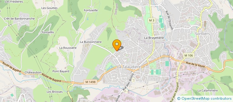 localisation de l'entreprise MONSIEUR CHRISTOPHE DURIEU  LA TALAUDIERE