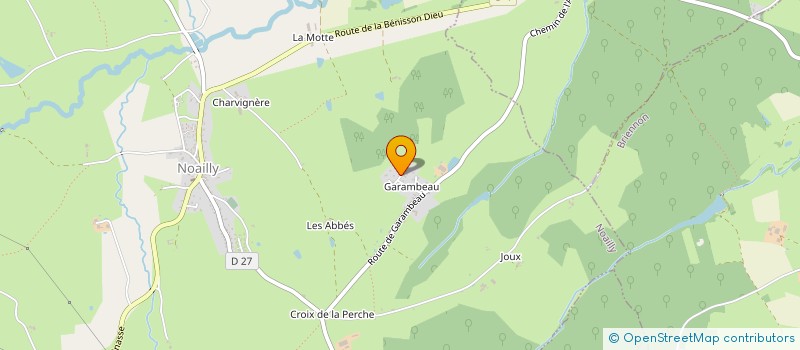 localisation de l'entreprise MONSIEUR CHRISTOPHE DURILLON  NOAILLY