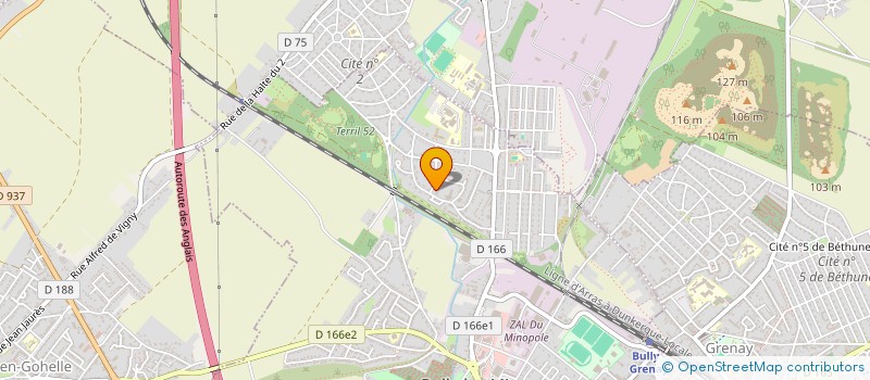 localisation de l'entreprise MONSIEUR CHRISTOPHE DUROISEL  BULLY-LES-MINES