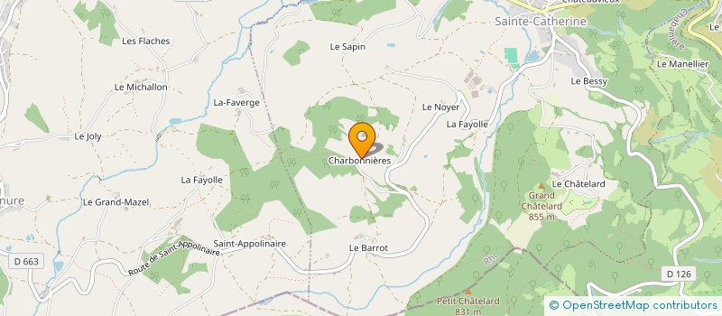 localisation de l'entreprise MONSIEUR CHRISTOPHE DUSSURGEY  SAINTE-CATHERINE