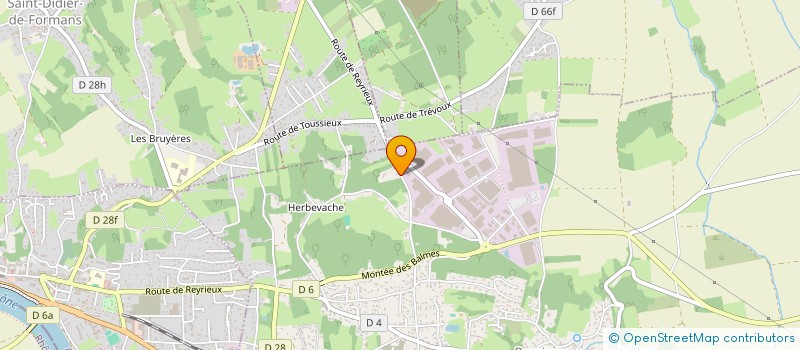 localisation de l'entreprise MONSIEUR CHRISTOPHE DUTANG à REYRIEUX
