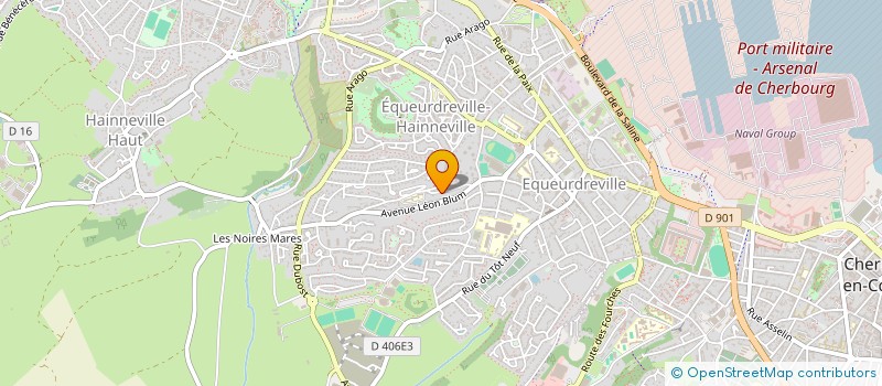 localisation de l'entreprise MONSIEUR CHRISTOPHE DUVAL  CHERBOURG-EN-COTENTIN