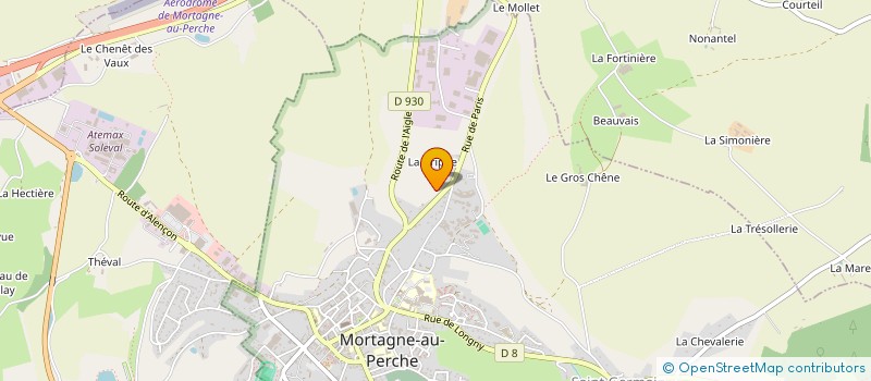 localisation de l'entreprise MONSIEUR CHRISTOPHE DUVALLET à MORTAGNE-AU-PERCHE