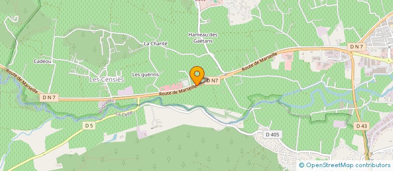 localisation de l'entreprise MONSIEUR CHRISTOPHE DUVERNET  BRIGNOLES