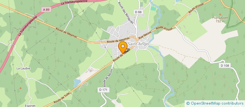 localisation de l'entreprise MONSIEUR CHRISTOPHE DUVERT  SAINT-ANGEL