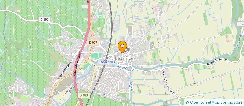 localisation de l'entreprise MONSIEUR CHRISTOPHE DUVILLARD  BEDARRIDES