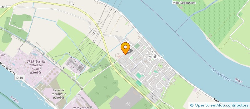 localisation de l'entreprise MONSIEUR CHRISTOPHE DUZON  AMBES