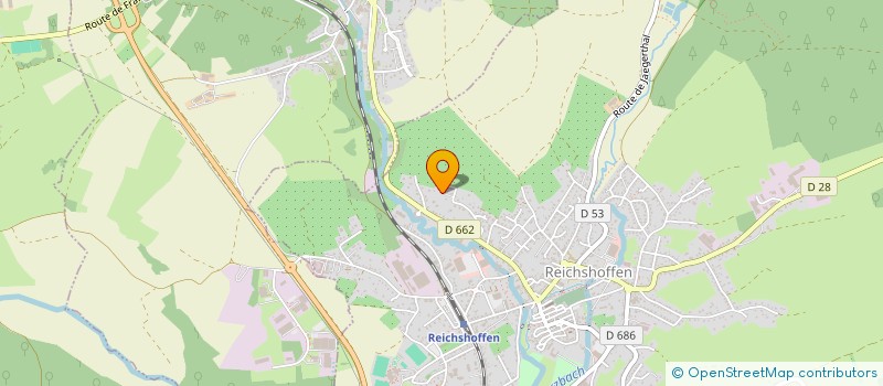 localisation de l'entreprise MONSIEUR CHRISTOPHE EBERT  REICHSHOFFEN