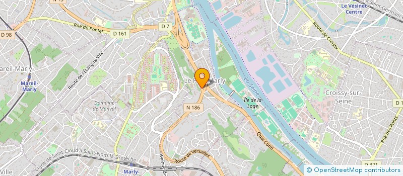 localisation de l'entreprise MONSIEUR CHRISTOPHE EGROT  LE PORT-MARLY