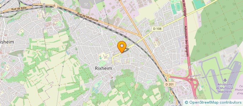 localisation de l'entreprise MONSIEUR CHRISTOPHE EHRET  RIXHEIM