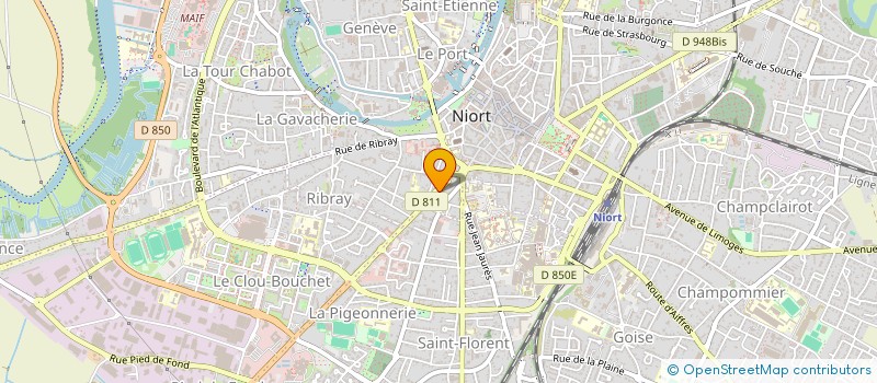 localisation de l'entreprise MONSIEUR CHRISTOPHE EL AIBA à NIORT