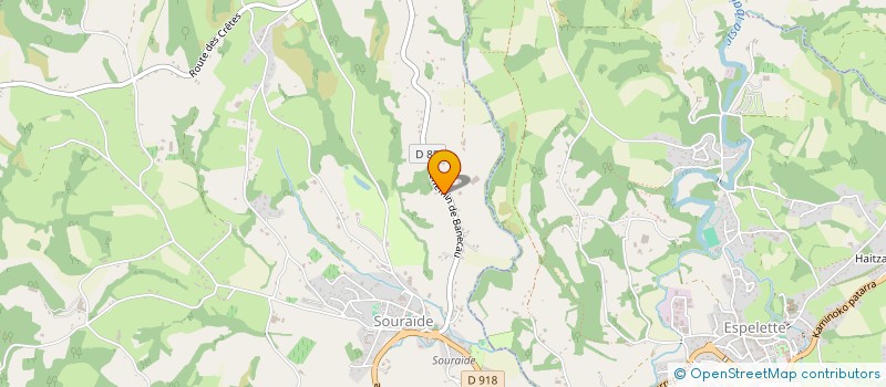 localisation de l'entreprise MONSIEUR CHRISTOPHE ELISSALDE  ITXASSOU