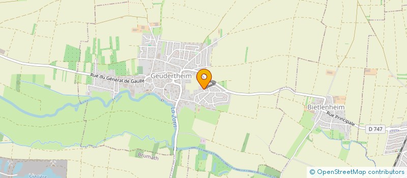 localisation de l'entreprise MONSIEUR CHRISTOPHE ELTER  GEUDERTHEIM